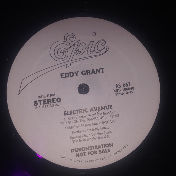 Eddie Grant Lp Promo Electric Avenue Walking On Sunshine 2005 Epic CBS - Picture 1 of 5